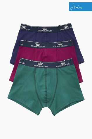 Joules Plain In Field Boxers Three Pack